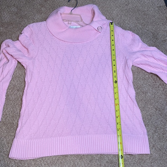 Christopher & Banks pink pullover sweater size large - Picture 7 of 8